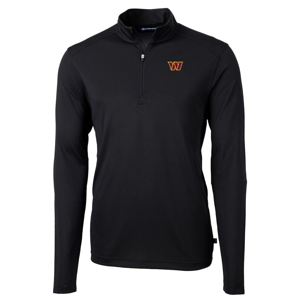Cutter & Buck Virtue Eco Pique Half-Zip Pullover Jacket - Washington Commanders Pullover