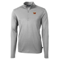 Cutter & Buck Virtue Eco Pique Half-Zip Pullover Jacket - Washington Commanders Pullover