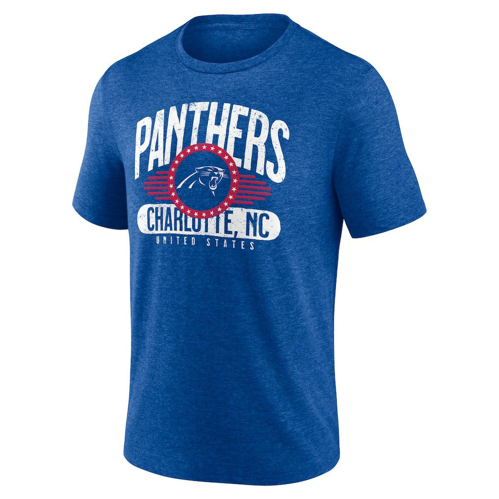 Badge of Honor Tri-Blend T-Shirt - Carolina Panthers T-shirts