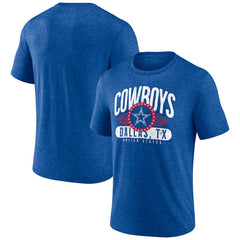 Badge of Honor Tri-Blend T-Shirt - Dallas Cowboys T-shirts
