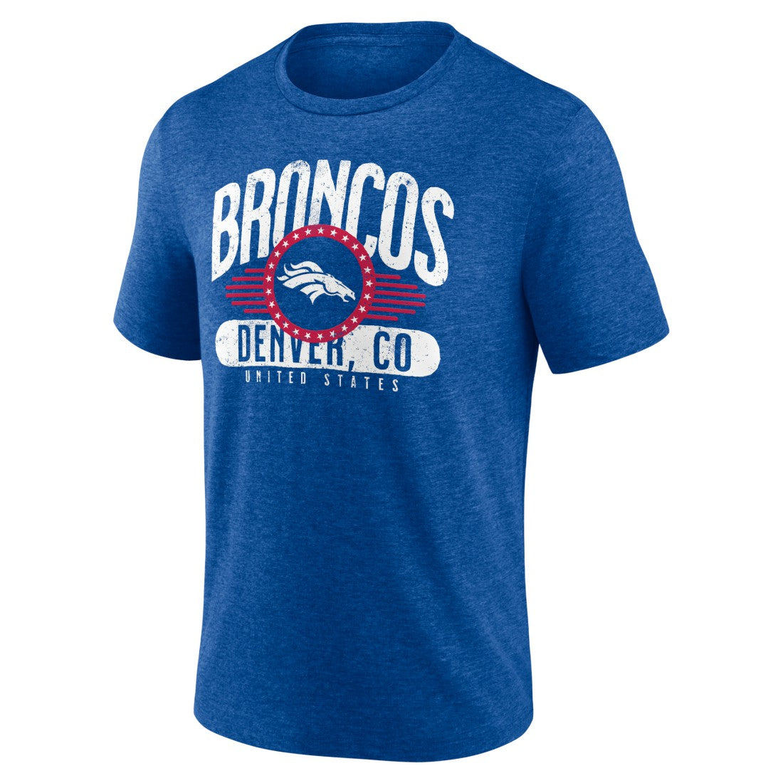 Badge of Honor Tri-Blend T-Shirt - Denver Broncos T-shirts