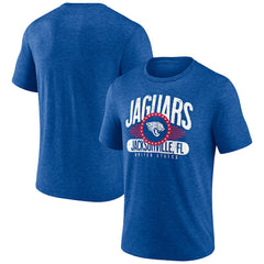 Badge of Honor Tri-Blend T-Shirt - Jacksonville Jaguars T-shirts
