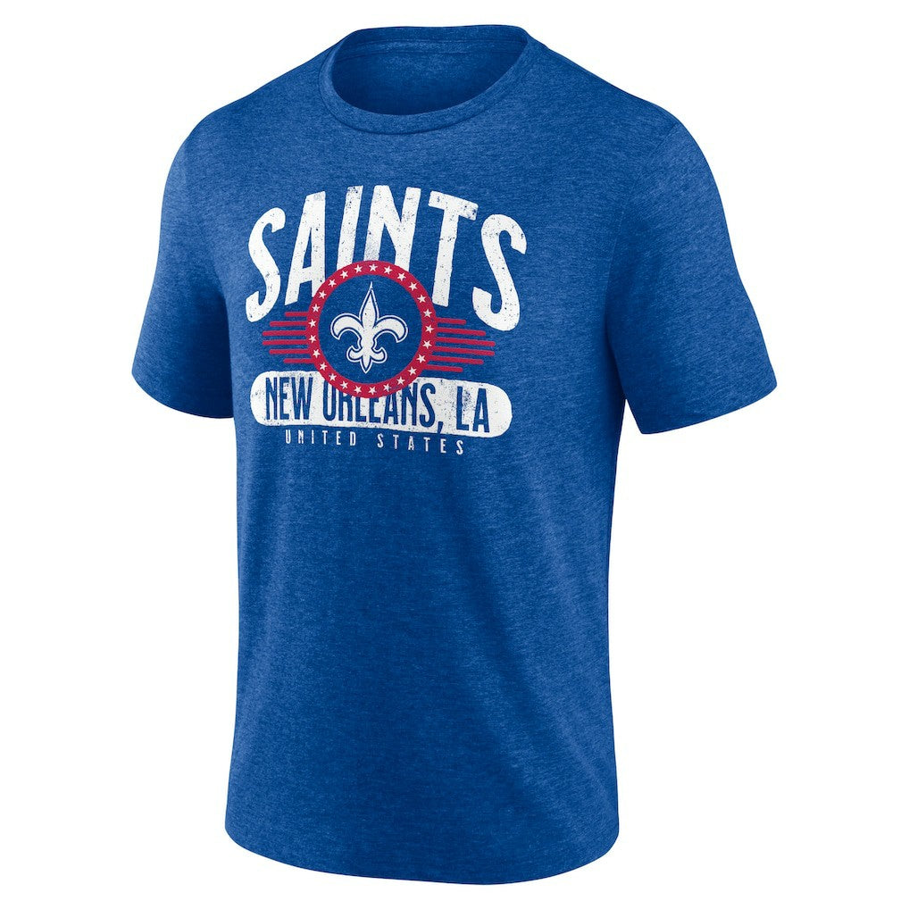 Badge of Honor Tri-Blend T-Shirt - New Orleans Saints T-shirts