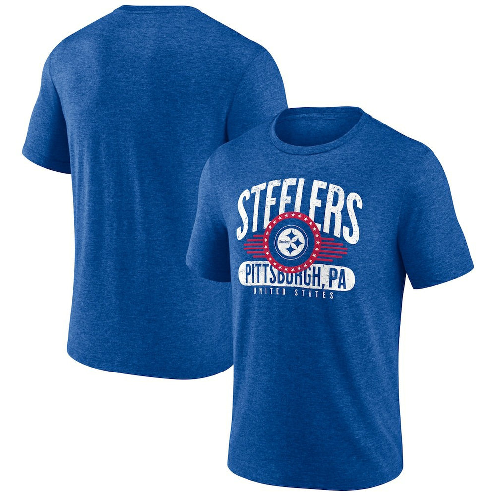 Badge of Honor Tri-Blend T-Shirt - Pittsburgh Steelers T-shirts