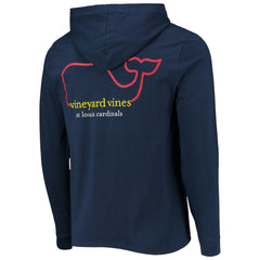 Navy St. Louis Cardinals Vineyard Vines Long Sleeve Hoodie T-Shirt