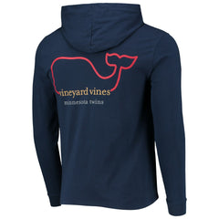 Navy Minnesota Twins Vineyard Vines Long Sleeve Hoodie T-Shirt