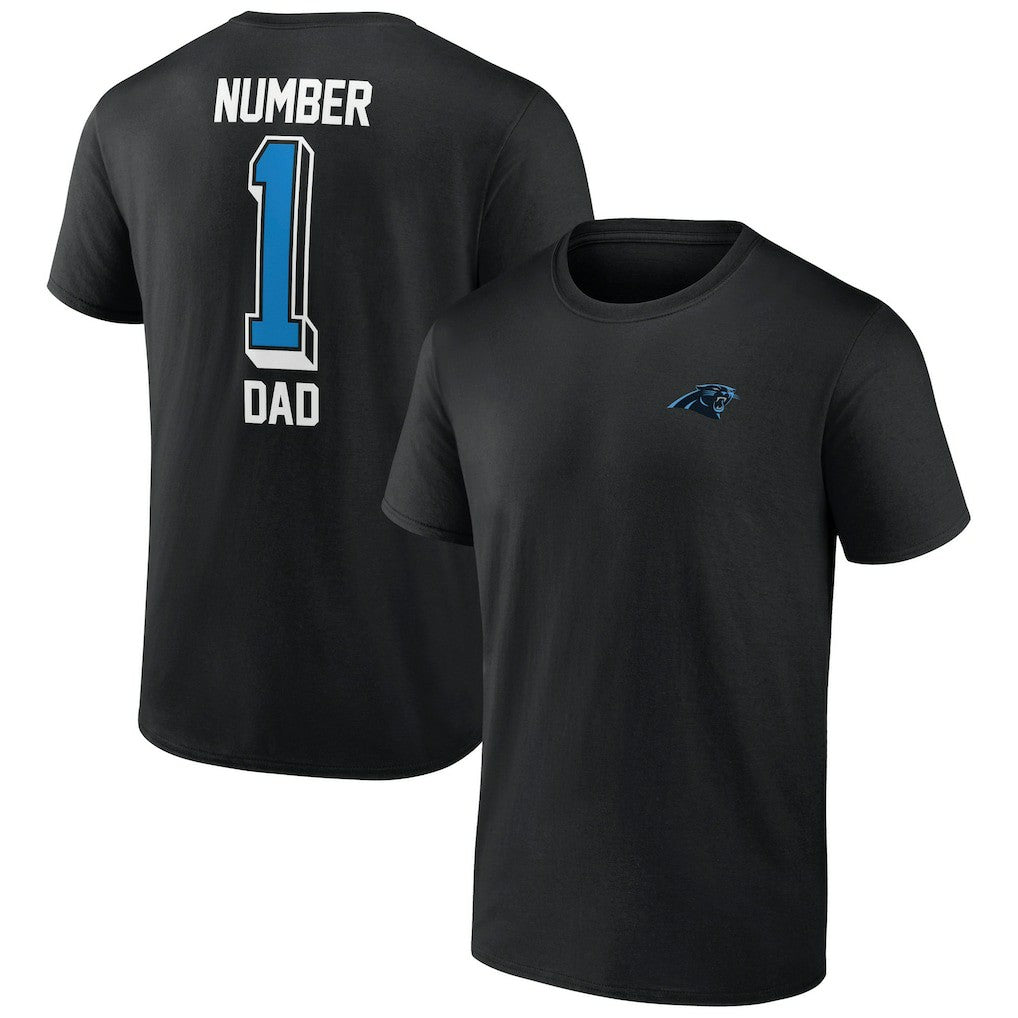 Number One Dad T-Shirt - Carolina Panthers T-shirts