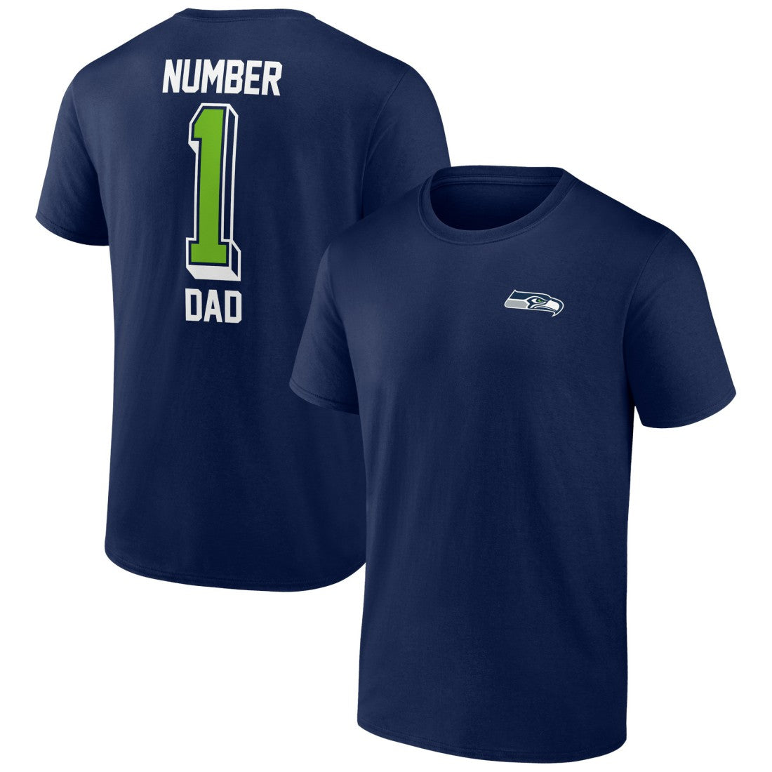 Number One Dad T-Shirt - Seattle Seahawks T-shirts