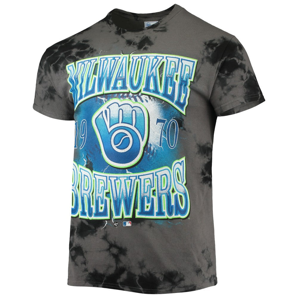 Charcoal Milwaukee Brewers '47 Wonder Boy Vintage Tubular T-Shirt