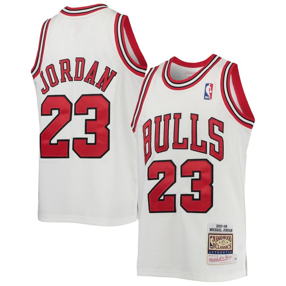 Mitchell & Ness Michael Jordan Chicago Bulls Youth 1997/98 Hardwood Classics Authentic Jersey sale