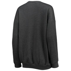 WEAR by Erin Andrews Women's Oversized Fleece Pullover Sweatshirt - Washington Commanders Pullover