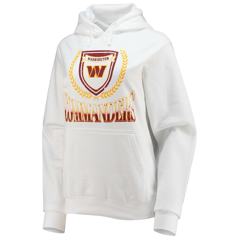 WEAR by Erin Andrews Women's Fleece Pullover Hoodie - Washington Commanders Hoodies