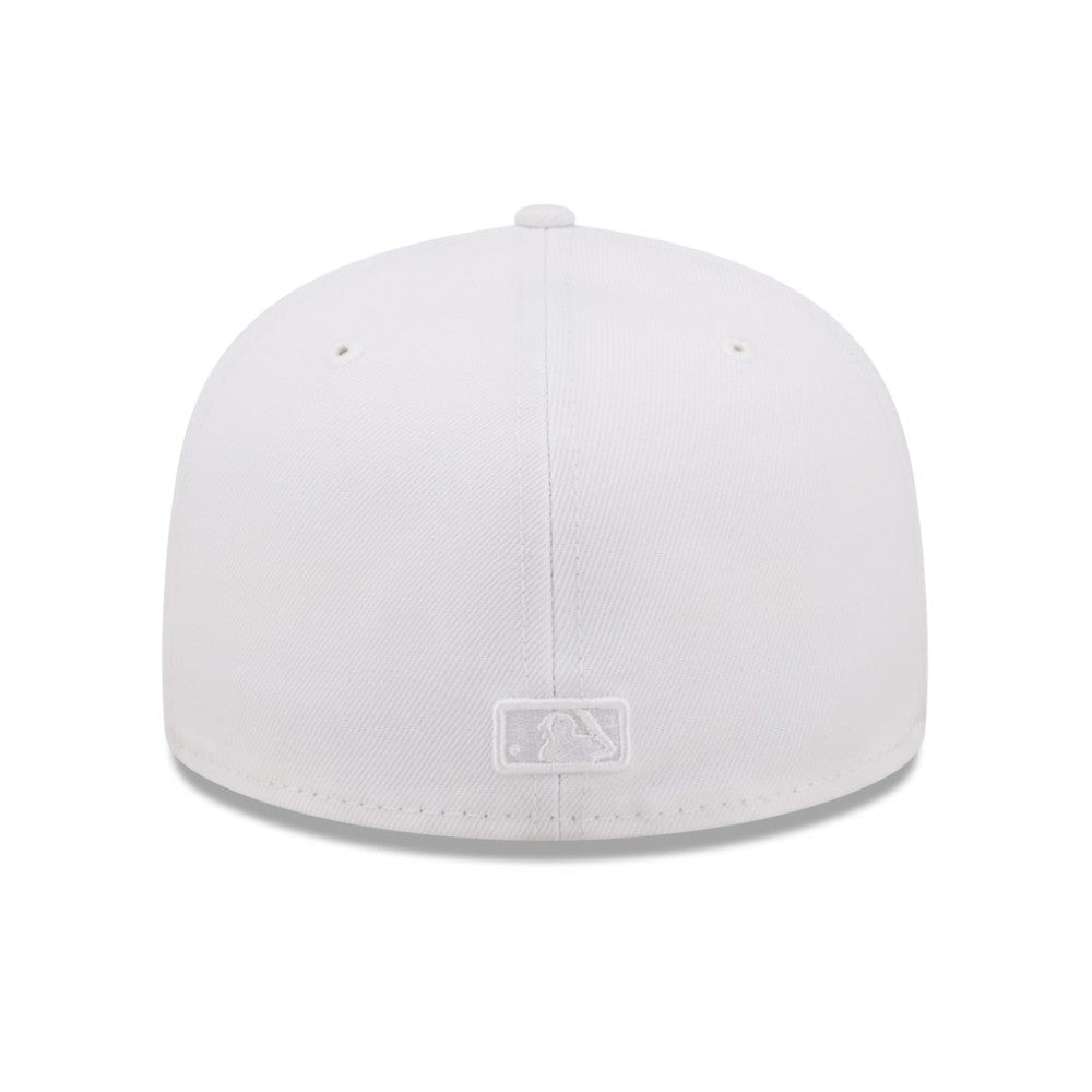Colorado Rockies New Era White on White 59FIFTY Fitted Hat