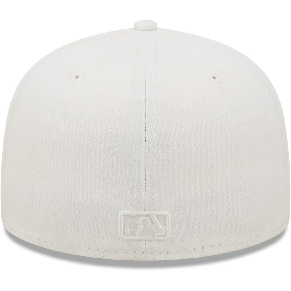 Cincinnati Reds New Era White on White 59FIFTY Fitted Hat