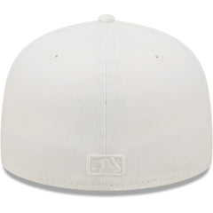 Cincinnati Reds New Era White on White 59FIFTY Fitted Hat