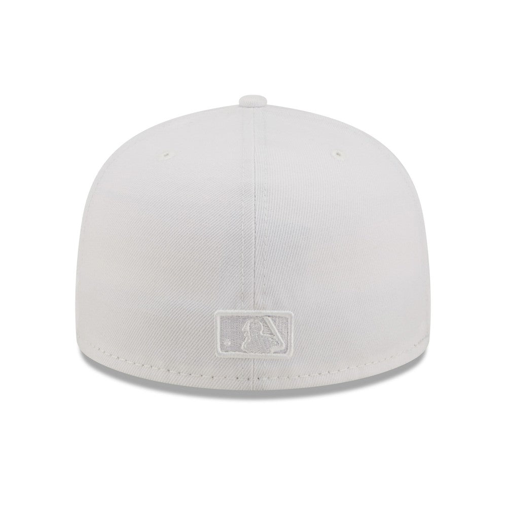 Los Angeles Dodgers New Era White on White 59FIFTY Fitted Hat
