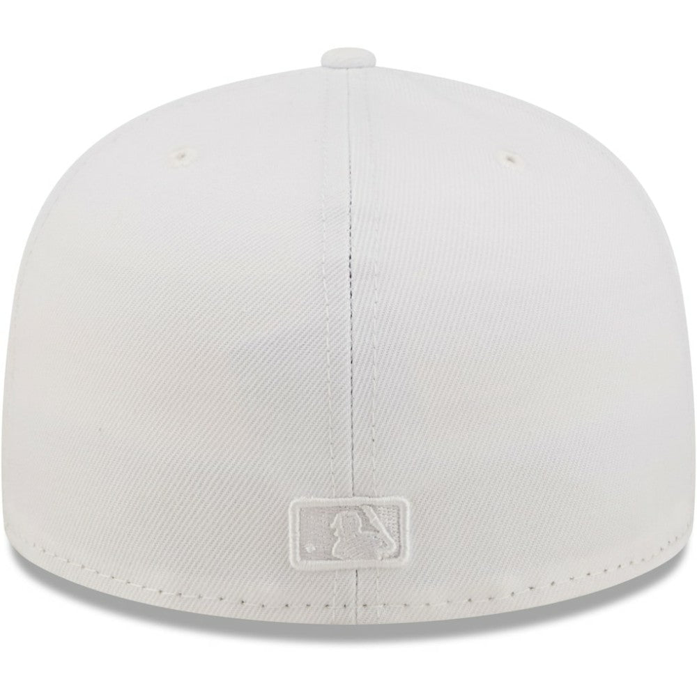 Detroit Tigers New Era White on White 59FIFTY Fitted Hat