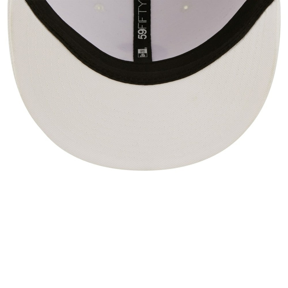 Chicago Cubs New Era White on White 59FIFTY Fitted Hat
