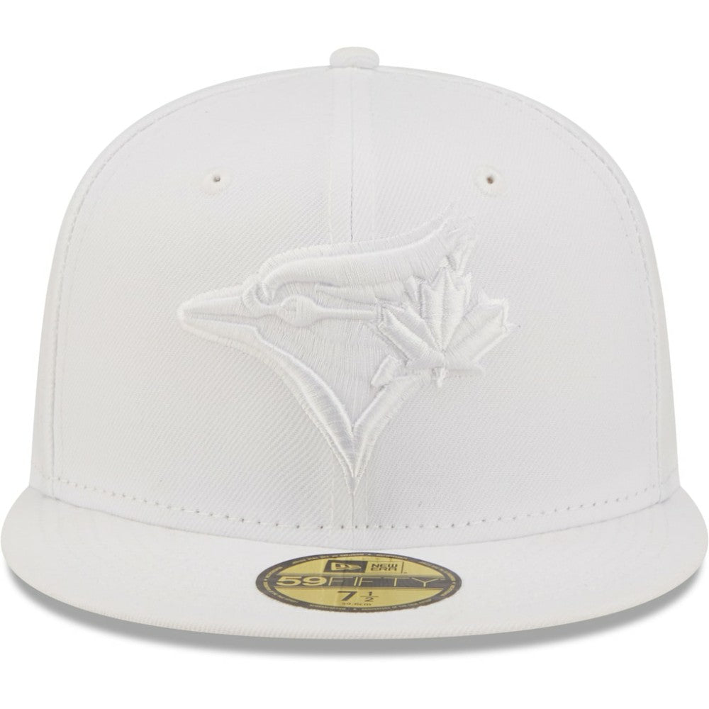 Toronto Blue Jays New Era White on White 59FIFTY Fitted Hat