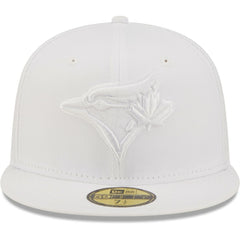 Toronto Blue Jays New Era White on White 59FIFTY Fitted Hat