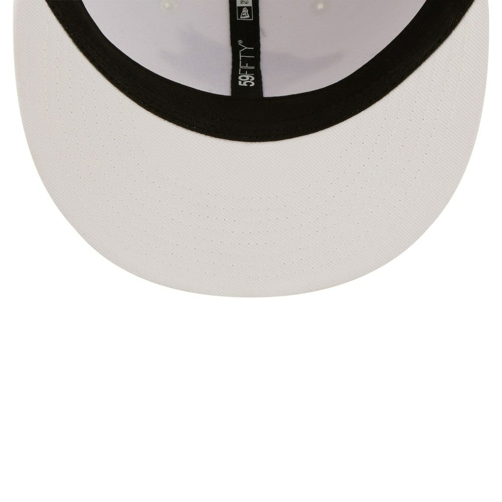 Toronto Blue Jays New Era White on White 59FIFTY Fitted Hat