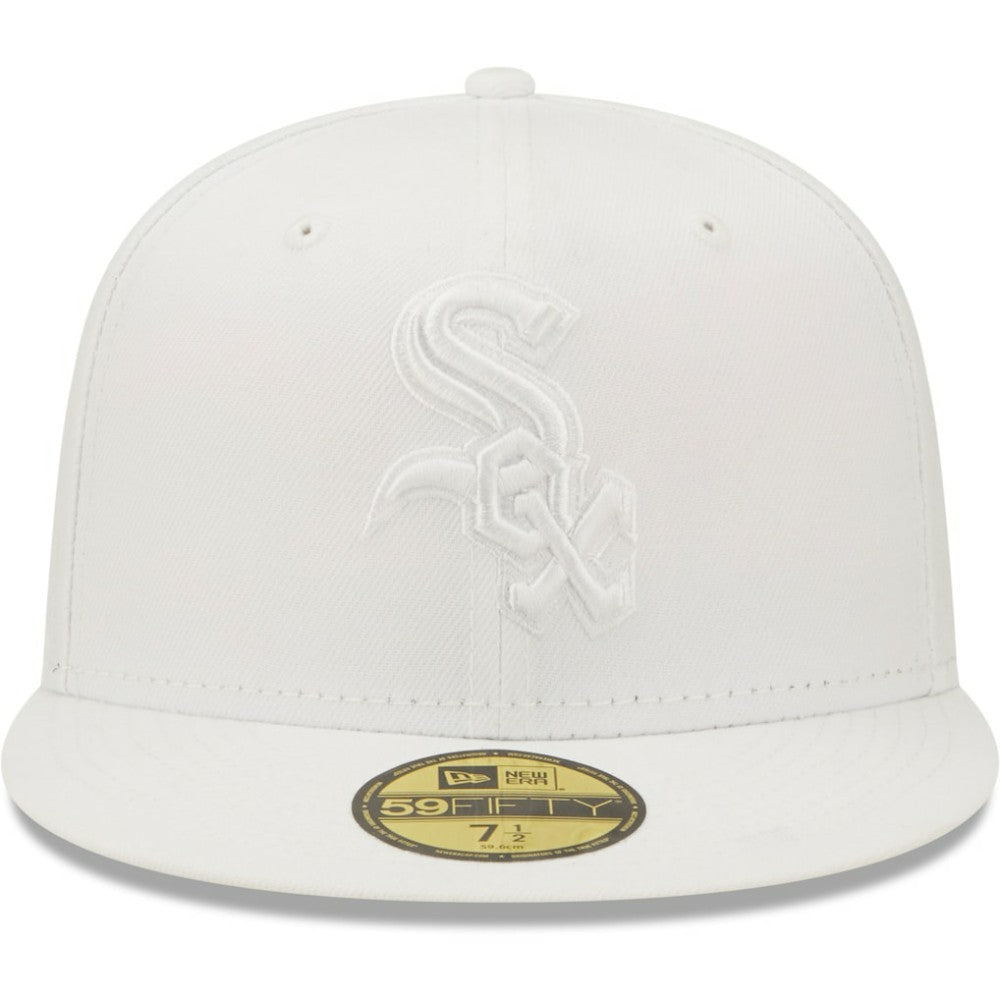 Chicago White Sox New Era White on White 59FIFTY Fitted Hat