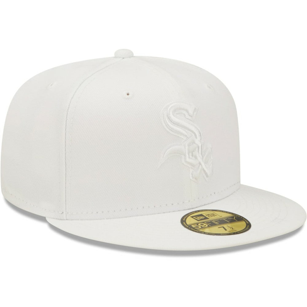 Chicago White Sox New Era White on White 59FIFTY Fitted Hat