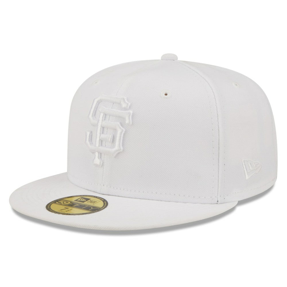 San Francisco Giants New Era White on White 59FIFTY Fitted Hat