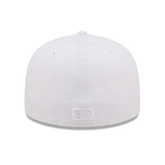 Seattle Mariners New Era White on White 59FIFTY Fitted Hat