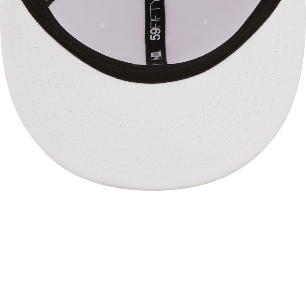 Seattle Mariners New Era White on White 59FIFTY Fitted Hat