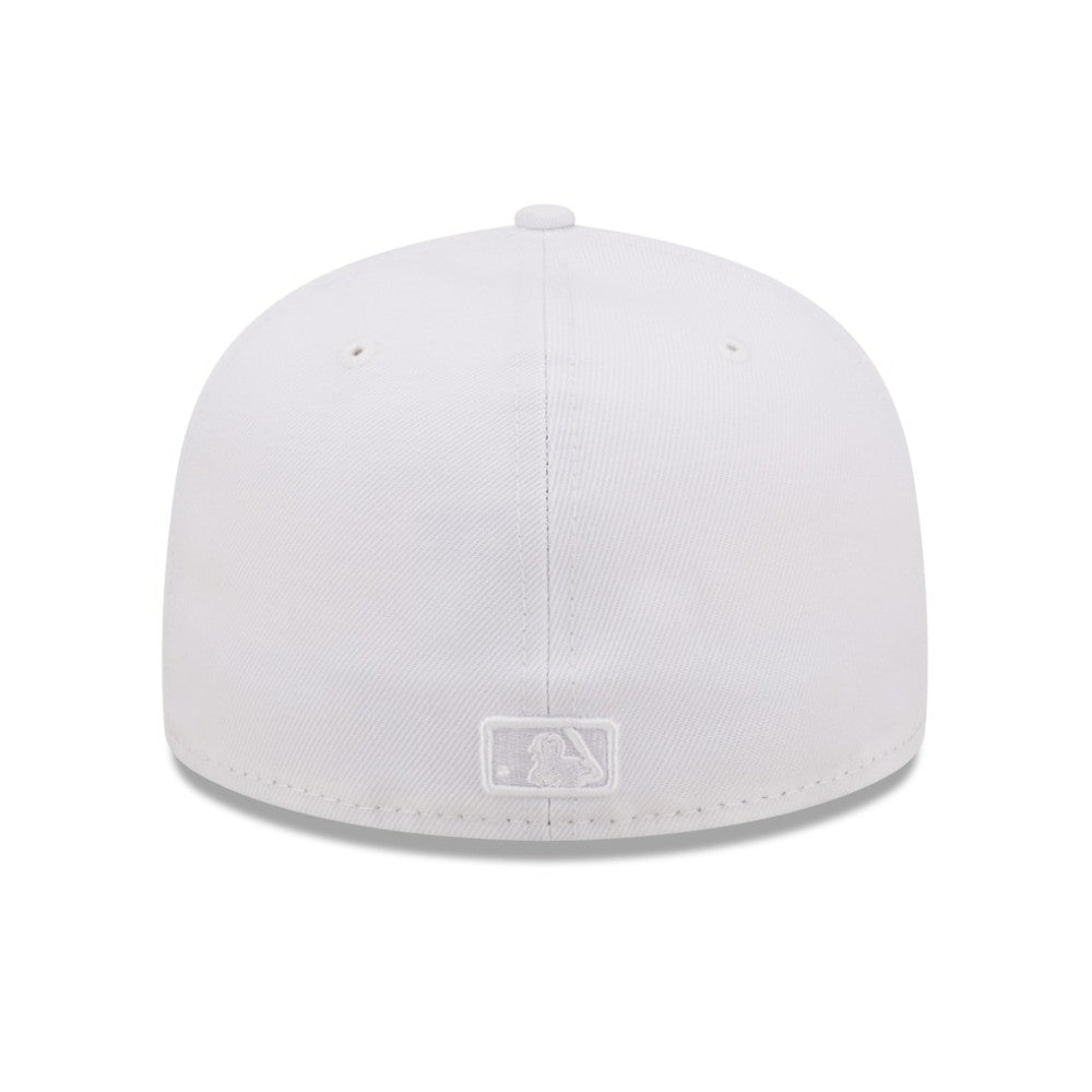 Texas Rangers New Era White on White 59FIFTY Fitted Hat