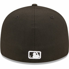 Milwaukee Brewers New Era Black & White Low Profile 59FIFTY Fitted Hat