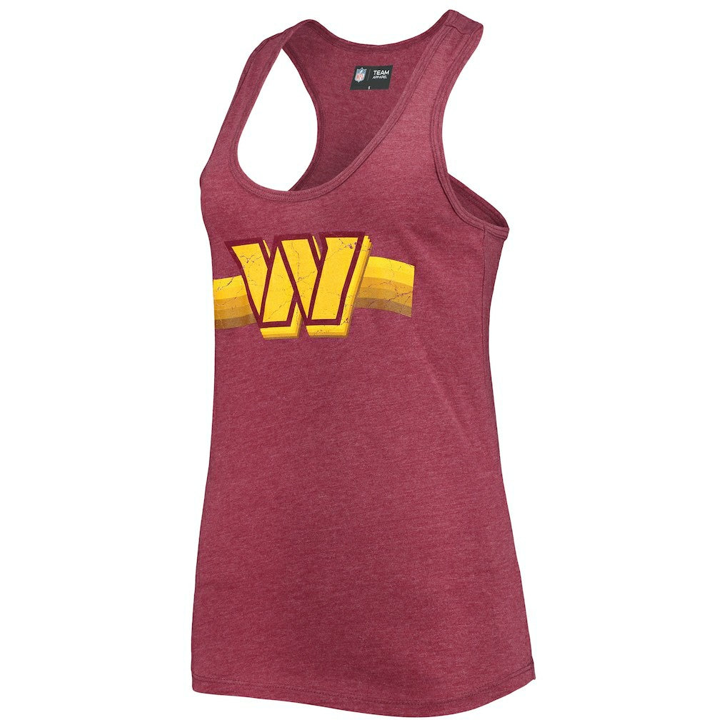 Women's Scoop Neck Racerback Tank Top - Washington Commanders Tops