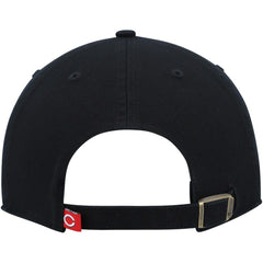 Black Cincinnati Reds '47 Clean Up Adjustable Hat