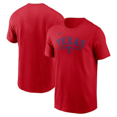 Red Texas Rangers Nike Local Team T-Shirt