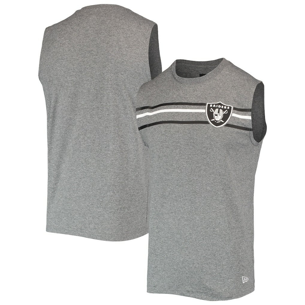 Brushed Sleeveless Tank Top - Las Vegas Raiders Tops