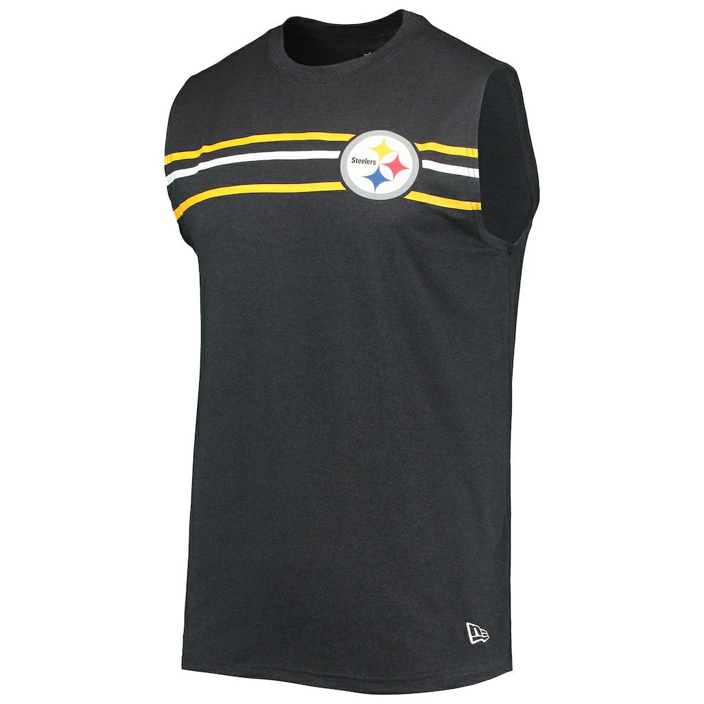 Brushed Sleeveless Tank Top - Pittsburgh Steelers Tops