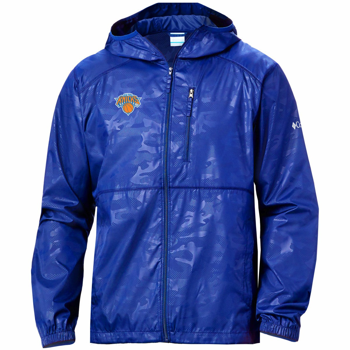 Columbia New York Knicks Camo Flash Forward Full-Zip Windbreaker Jacket