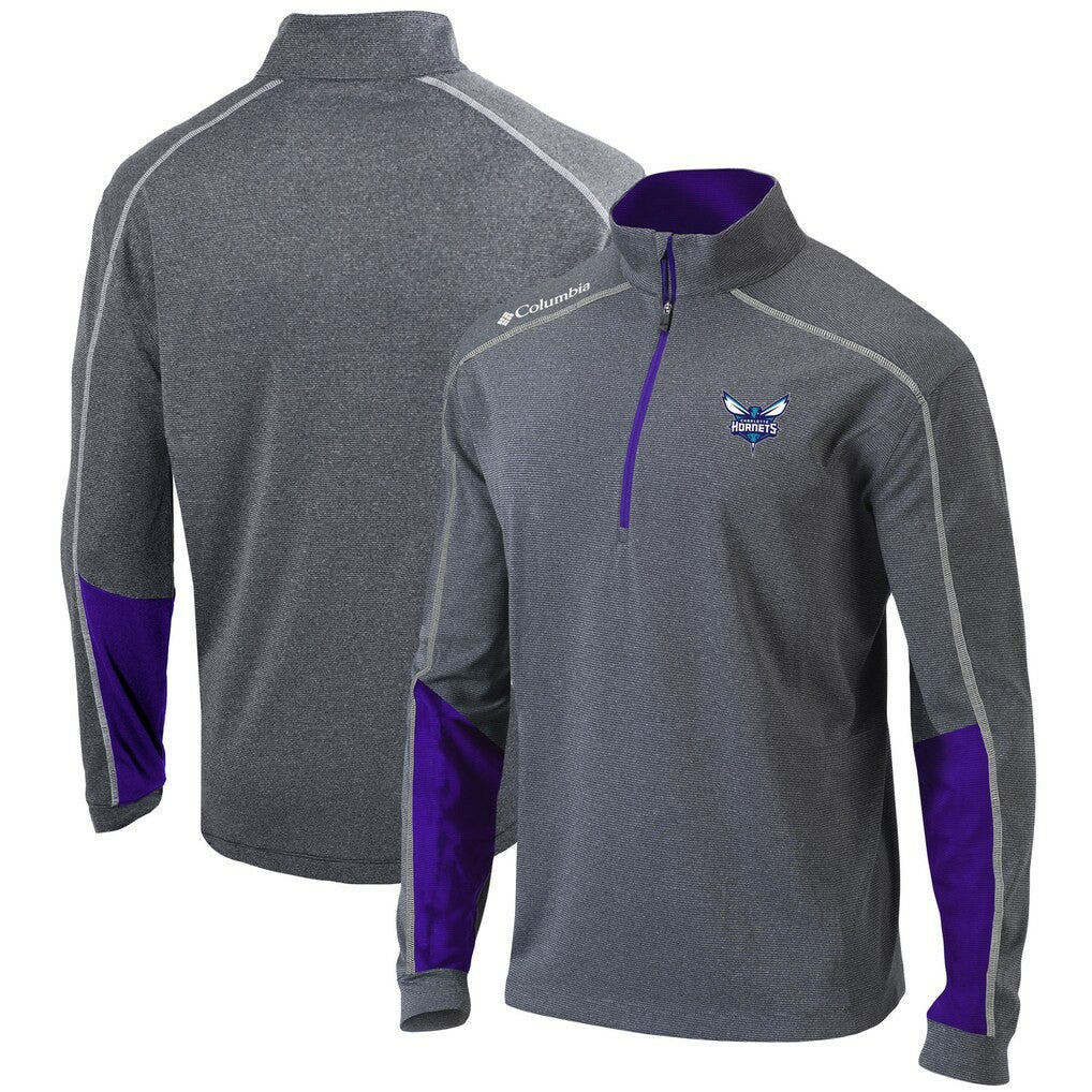 Columbia Charlotte Hornets Omni-Wick Shotgun 2.0 Quarter-Zip Pullover Top