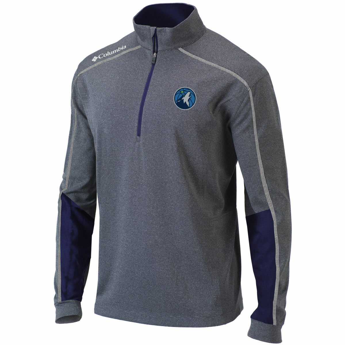 Columbia Minnesota Timberwolves Omni-Wick Shotgun 2.0 Quarter-Zip Pullover Top