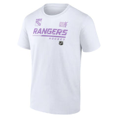 NHL New York Rangers NHL Hockey Fights Cancer T-Shirt