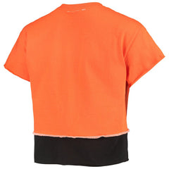 Orange San Francisco Giants Refried Apparel Women's Cropped T-Shirt