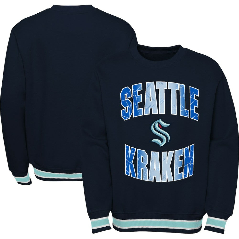 NHL Seattle Kraken Youth Classic Blueliner Pullover Sweatshirt