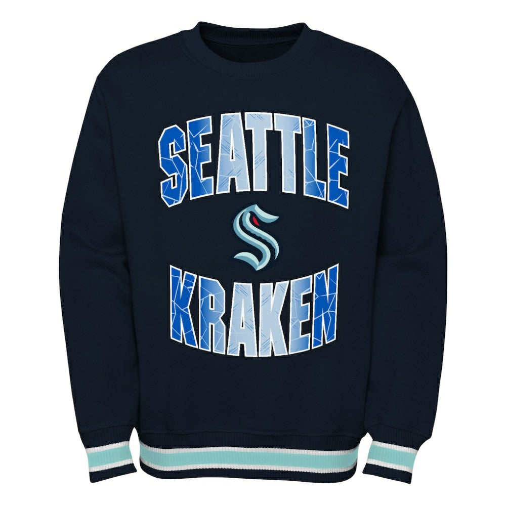 NHL Seattle Kraken Youth Classic Blueliner Pullover Sweatshirt