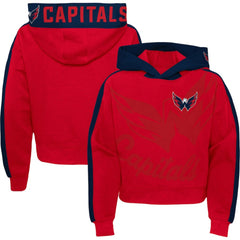 NHL Washington Capitals Girls Youth Record Setter Pullover Hoodie