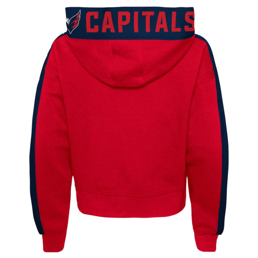 NHL Washington Capitals Girls Youth Record Setter Pullover Hoodie