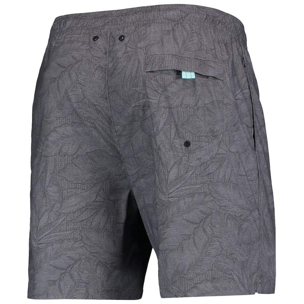 Naples Layered Leaves Swim Trunks - Las Vegas Raiders