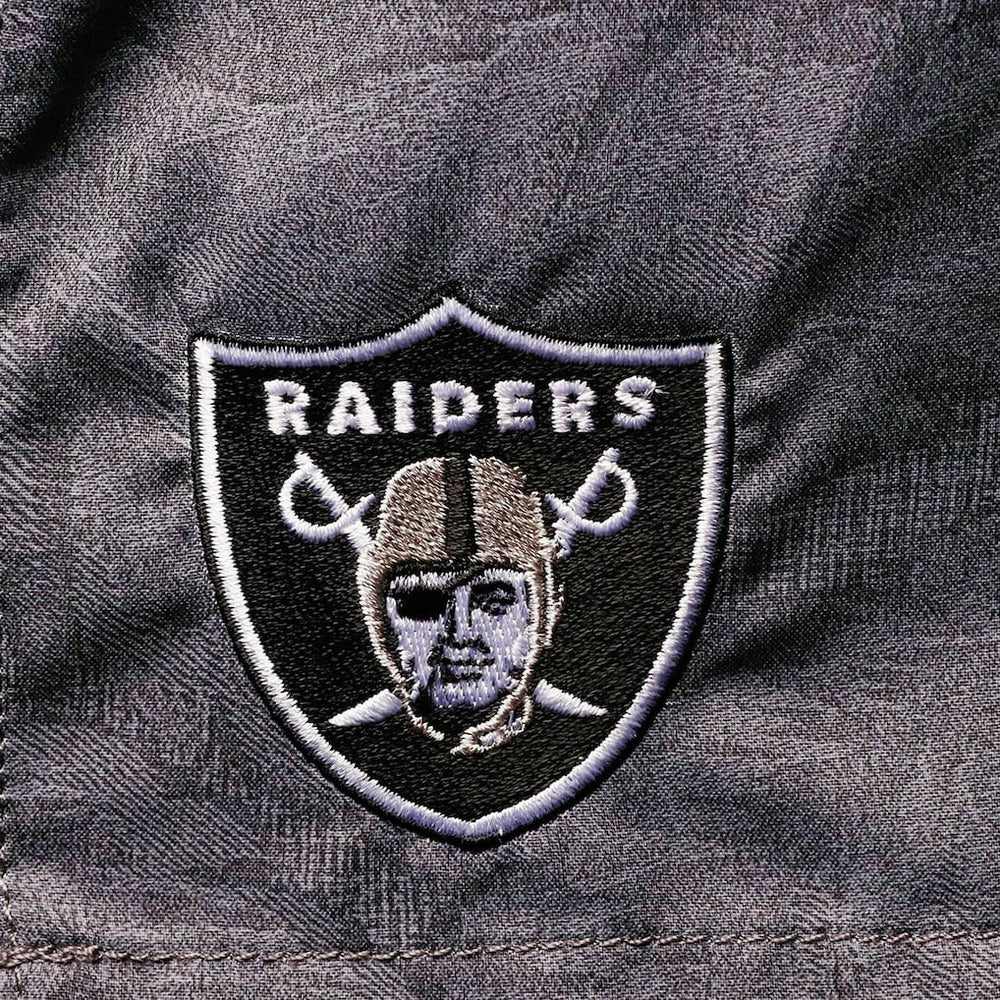 Naples Layered Leaves Swim Trunks - Las Vegas Raiders