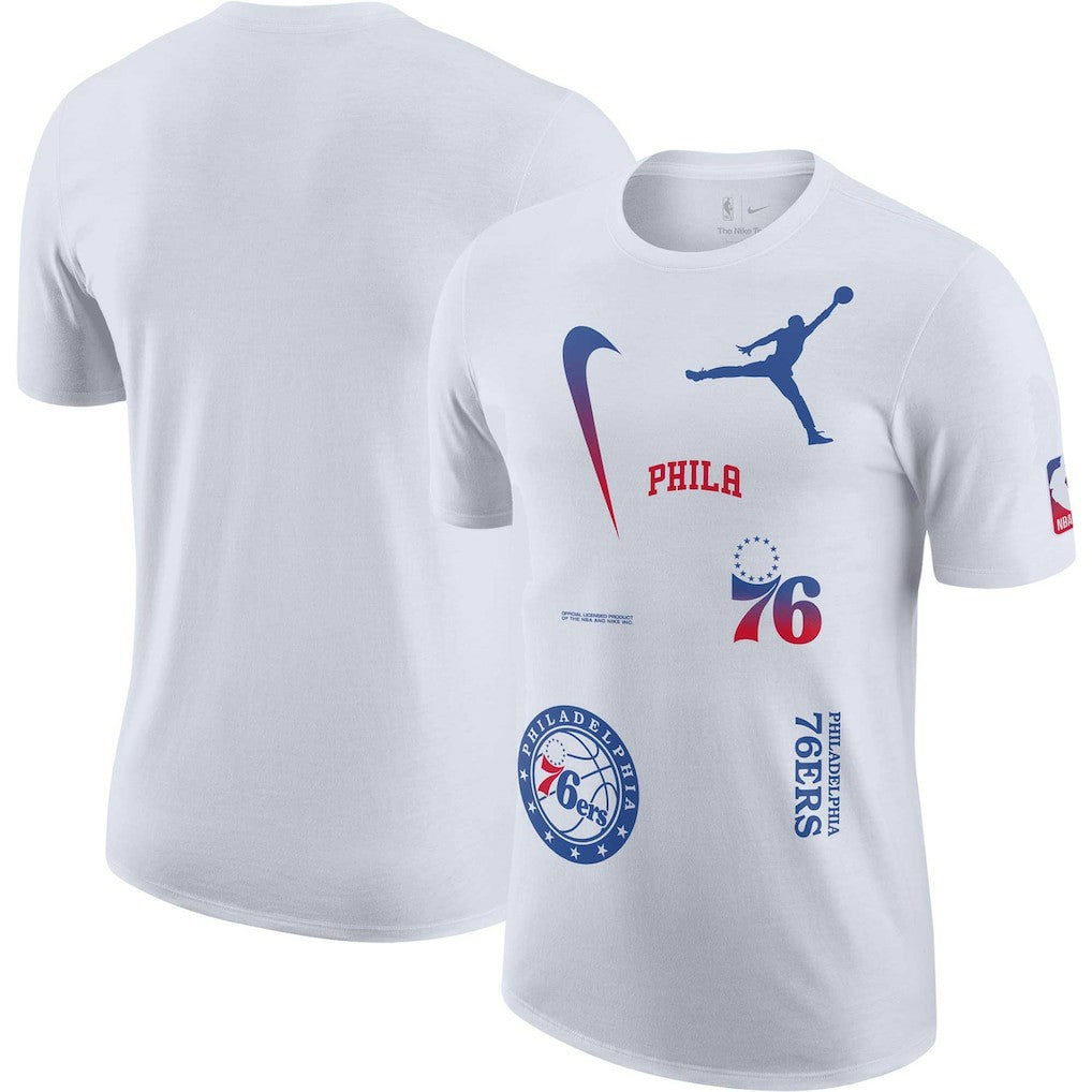 Philadelphia 76ers Jordan Brand Courtside Statement Edition Max90 T-Shirt