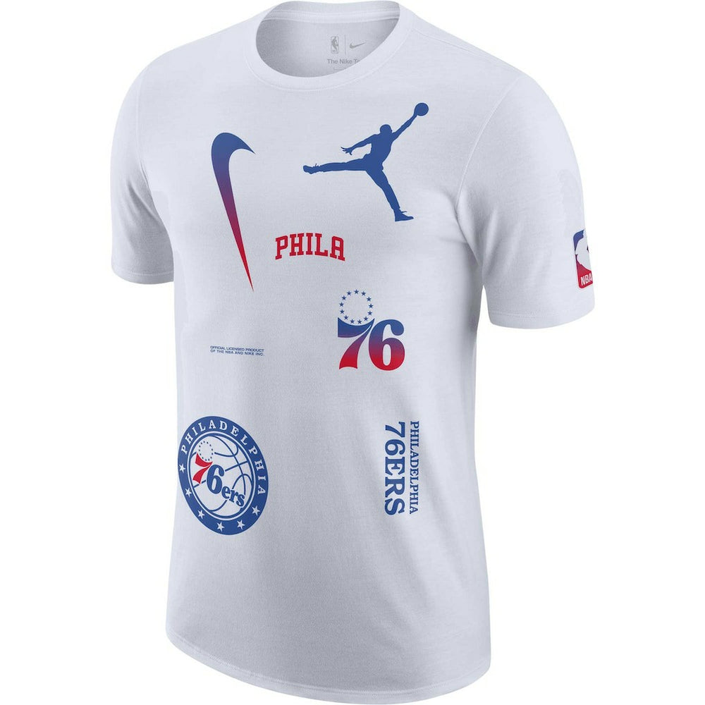Philadelphia 76ers Jordan Brand Courtside Statement Edition Max90 T-Shirt